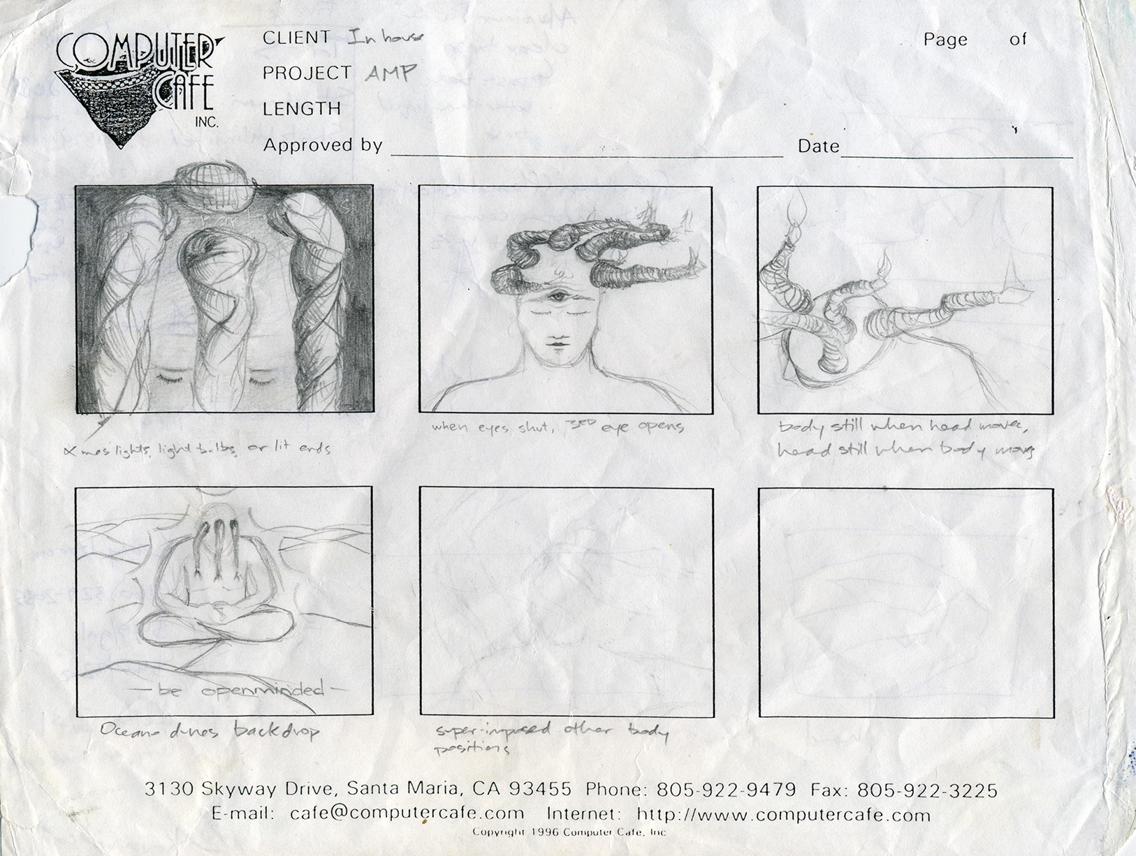 Inferno storyboard